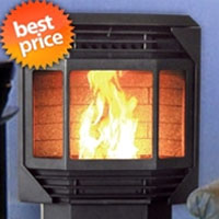 Bay Front Wood Pellet Stove Heater Furnace Fireplace