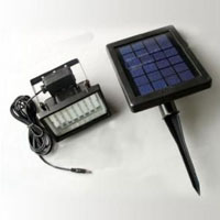 High Quality 28-LED Solar Powered Flood Wall and Security Light