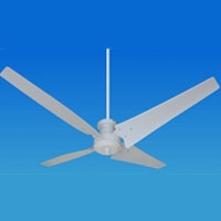 Solar Powered 12/24 Volt Ceiling Fan with 4 Blades