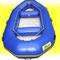 14' Blue Inflatable White Water River Raft