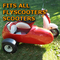 Flyscooters Side Car Scooter Moped Sidecar Kit