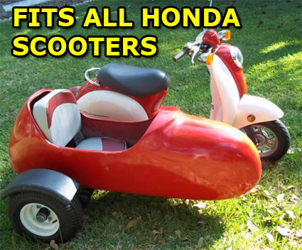 Honda scooters with sidecars #2