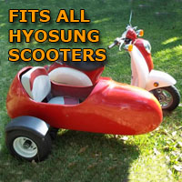 Hyosung Side Car Scooter Moped Sidecar Kit