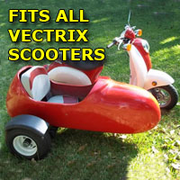Vectrix Side Car Scooter Moped Sidecar Kit