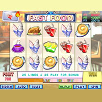 Fast Food Cherry Master LCD Video Slot Machine Game