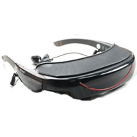 72"Virtual Video Glasses Eyewear Iwear for Apple player -your private theater