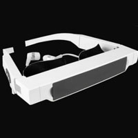 72" Virtual Screen Mobile Theater FLCOS Video Glasses support 720P HD video