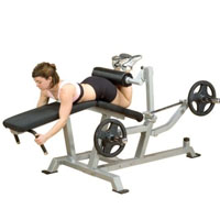 Leverage Leg Curl Exercise Machine