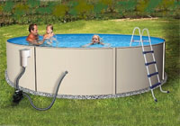 Brand New Blue Lagoon 12’ Round 48” Above Ground Swimming Pool Complete Package