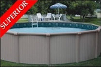 Bermuda 18' Round 54" Aluminum Swimming Pool
