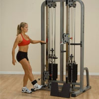 ProClub Line Dual Cable Column w/ 2x 310lbs Stacks