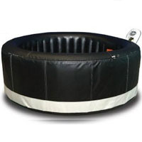 4 Person Camero Round Shape Bubble Spa Inflatable Hot Tub