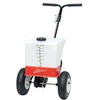 High Quality Bare Ground Rolling De-icer Applicator with a 6.5 Gallon Hopper Capacity