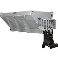 High Quality Stainless Steel Meyer V Box Insert Spreader with 11 HP Honda Engine