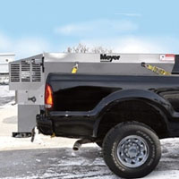 High Quality Stainless Steel Meyer V Box Insert Spreader with 2 Cubic Yard Capacity