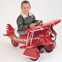 Brand New Red Baron Pedal Bi-Plane