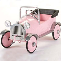 Brand New Pretty Pink Princess Pedal Car