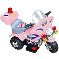 Pink Battery Power Motorbike