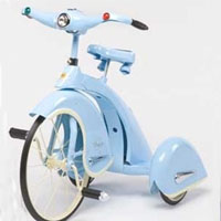 Brand New Blue 1936 Sky King Tricycle