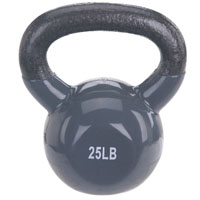 25lb Vinyl Coated Kettle Bell