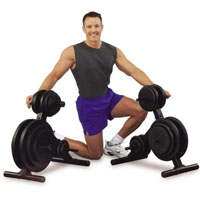Body Solid Olympic Plate Tree