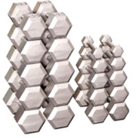 Hex Dumbbell Weight Set — 5 to 50 Lbs.