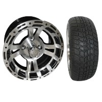 Brand New Lifted Golf Cart Tires and 12" RHOX 131 Wheels Set
