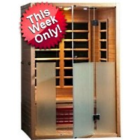 3 Person Infrared Sauna with Color Therapy