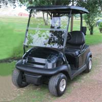 48V Black Club Car Precedent Electric Golf Cart