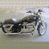 2006 Harley-Davidson XL883C Cheap Used Motorcycle - Black