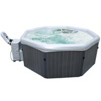 5-6 Person Tuscany Grande Round Shape Bubble Spa Inflatable Hot Tub