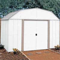 Lexington 10'W x 8'D Arrow Metal Outdoor Storage Shed Kit