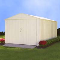 Arrow 10.27'W x 29.9'D x 7.71'H Mountaineer Metal Storage Shed Kit