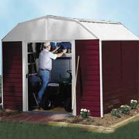 Red Barn 10'W x 8'D Arrow Metal Outdoor Storage Shed Kit