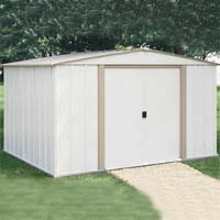 Salem 10'W x 8'D Arrow Backyard Metal Storage Shed Kit