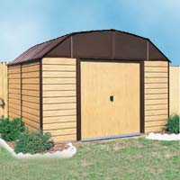 Woodhaven 10'W x 14'D Arrow Backyard Metal Storage Shed Kit