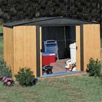 Woodlake 8'x6' Arrow Backyard Metal Storage Shed Kit