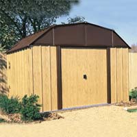 Woodview 10'W x 8'D Arrow Metal Outdoor Storage Shed Kit