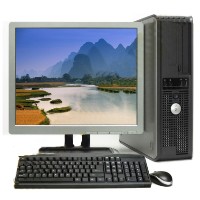 Dell Desktop 755 PC Computer Core 2 Duo 3GB, 250GB, WIN 7 Pro, LCD Monitor