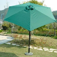 9' Outdoor Aluminum Patio Shade Umbrella With Tilt