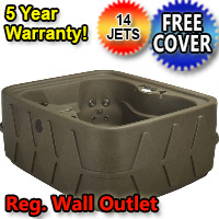 Aquarest Hot Tub Spa Ar 400 4 Person 14 Jet Plug And Play Spa Jacuzzi