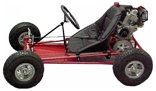 Brand New Go Kart Kit With 6 Aluminum Wheels