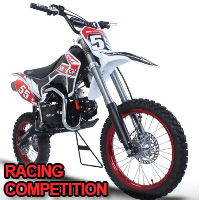 125cc 4 Speed Manual Racing Competition Pit Dirt Bike - BMS Pro Premium 125