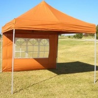 Brunt Orange 10' x 10' Pop Up  Canopy / Tent
