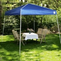High Quality 10' x 10' Blue Easy Pop Up Tent / Gazebo