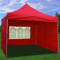 10' x 10' Pop Up Red Party Tent