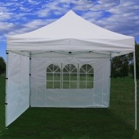 10' x 10' Pop Up White Party Tent