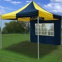 10' x 10' Pop Up Blue & Yellow Party Tent