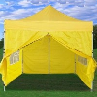 10' x 10' Pop Up Yellow Party Tent