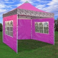 Brand New 10' x 10' Pink Zebra Pattern Pop Up Tent